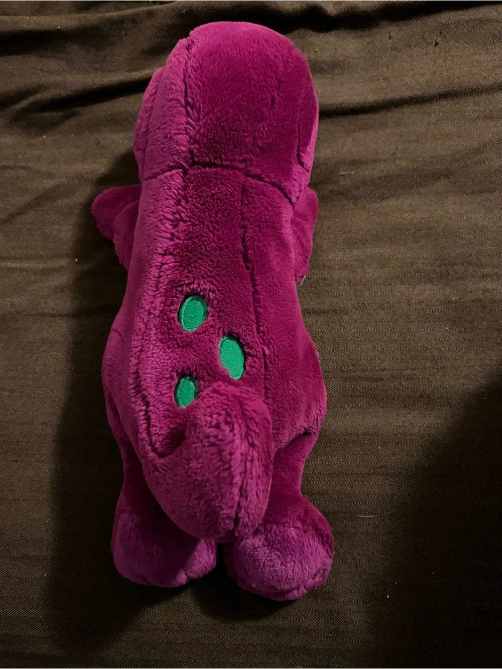 Vintage Barney 12” Plush Backyard Gang Dinosaur Closed Mouth